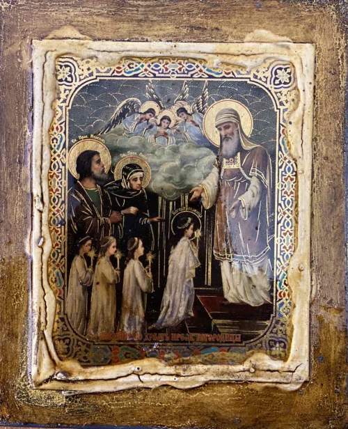 Ікона під старовину Введення в храм Пресвятоі Богородиці  5001