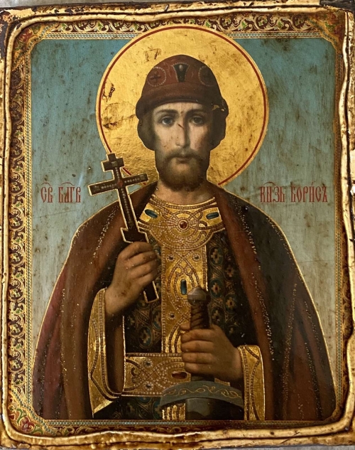 Ікона під старовину святий Борис 8002