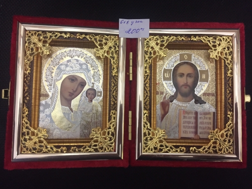 Пара Ісус та Казанська Богородиця 1007