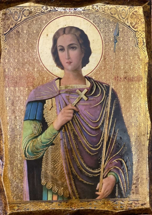 Ікона під старовину Святий Дмитро Солунський 9896
