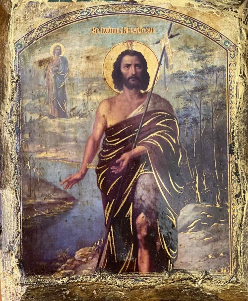 Ікона під старовину Святий Іоан Хреститель 9895