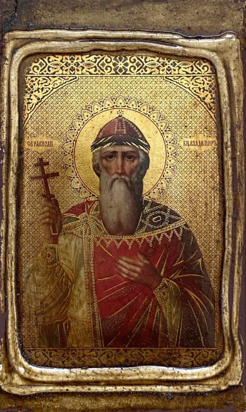 Ікона під старовину святий Володимир 8016