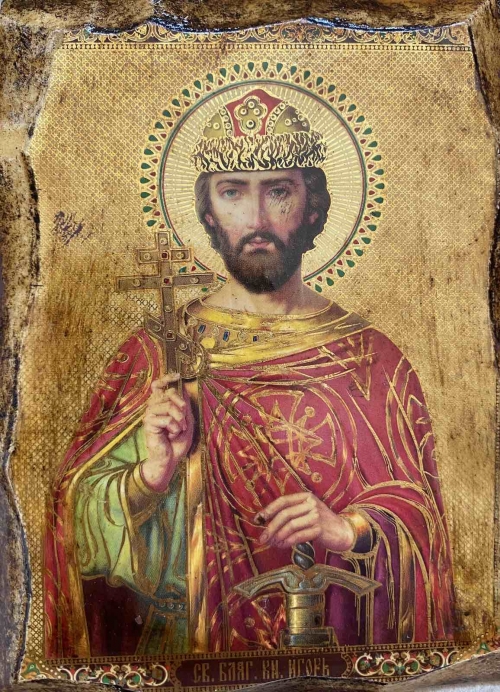 Ікона під старовину святий Ігор 8017