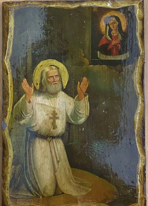 Ікона під старовину Серафим Саровський 1768