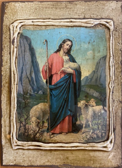 Ікона під старовину Добрий Пастирь 1791