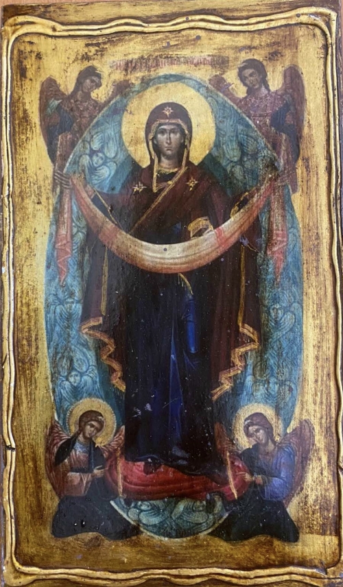 Икона под старину Покрова Пресвятой Богородицы 1785