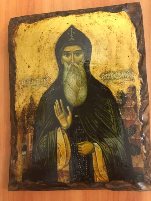 Ікона під старовину Святий Ілля Муромець 9890
