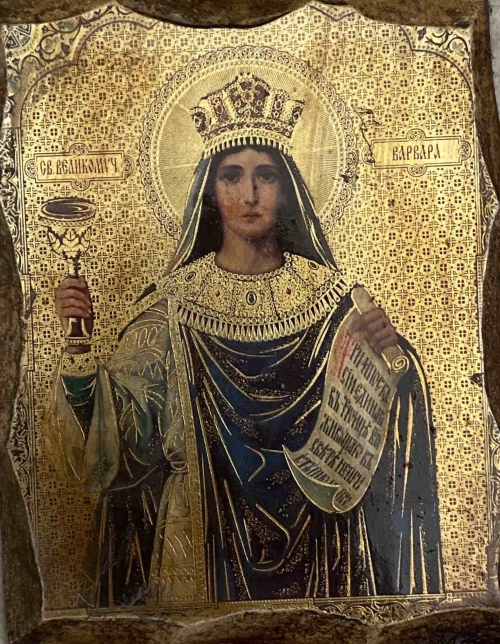 Ікона під старовину свята Варвара 7002