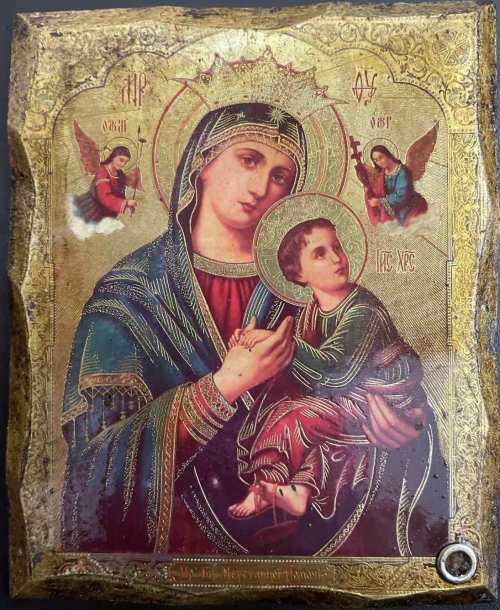 Ікона під старовину Богородиця Неустанноі Помочі 4459