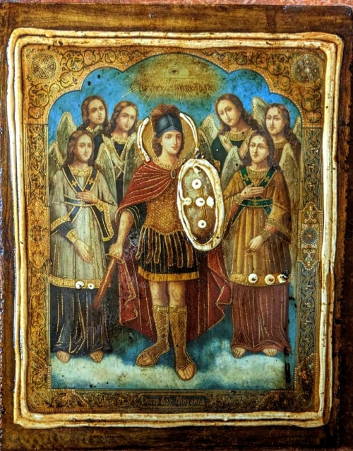 Ікона під старовину Архистрати Михаїл з військом 5013