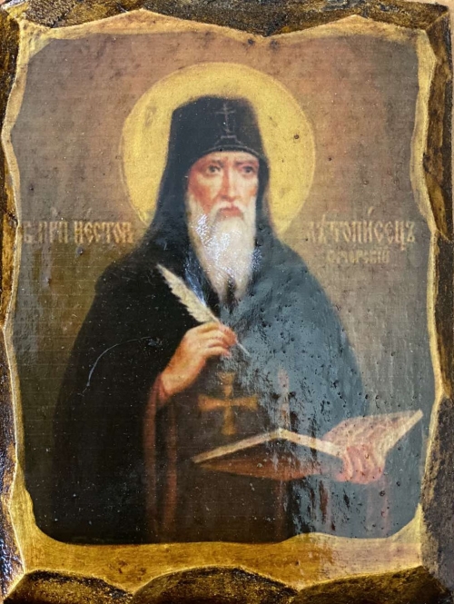 Ікона під старовину святий Нестор Літописець 451