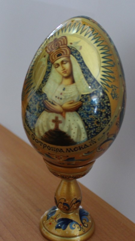 Остробрамская Богородица. Яйцо малое 0022